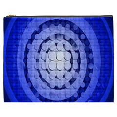 Abstract Background Blue Created With Layers Cosmetic Bag (XXXL) 