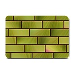 Modern Green Bricks Background Image Small Doormat  24 x16  Door Mat