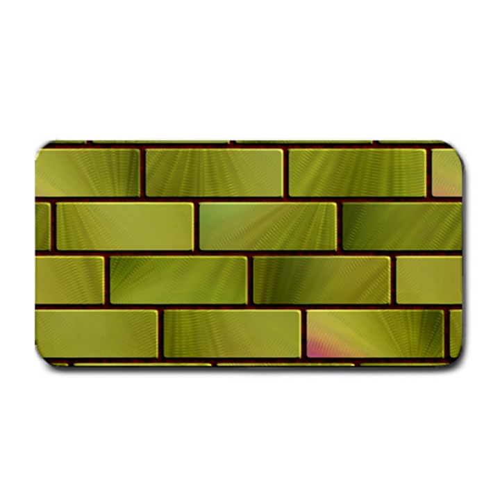 Modern Green Bricks Background Image Medium Bar Mats