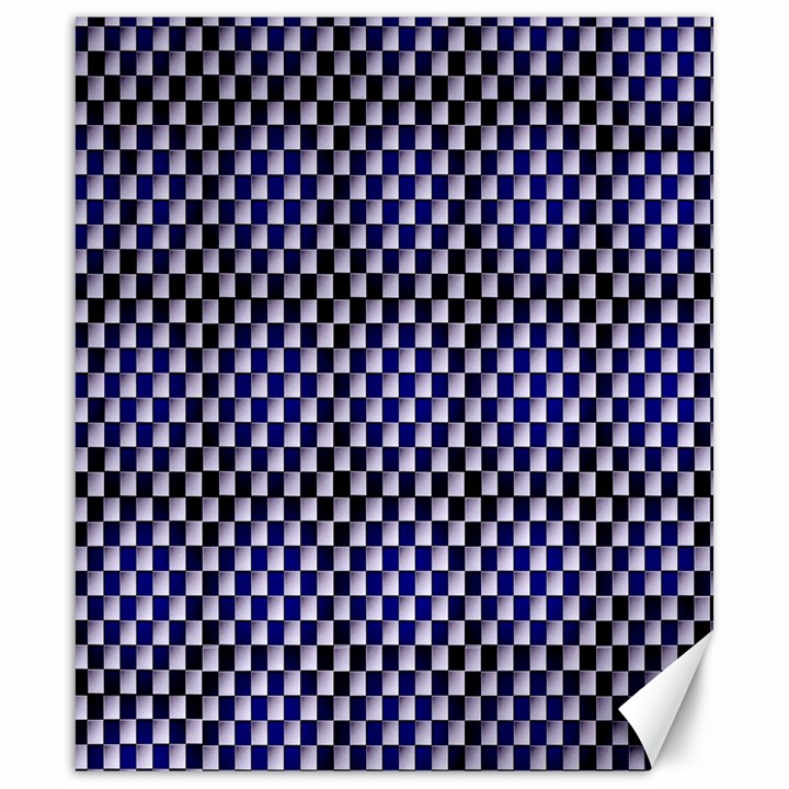 Squares Blue Background Canvas 20  x 24  