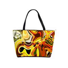 Colourful Abstract Background Design Shoulder Handbags by Simbadda