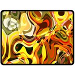 Colourful Abstract Background Design Double Sided Fleece Blanket (Large)  80 x60  Blanket Front