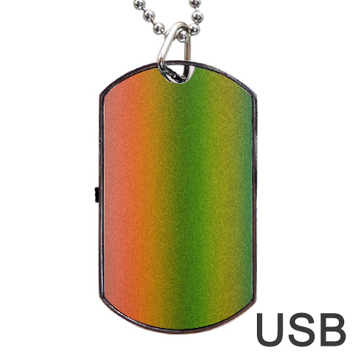 Colorful Stipple Effect Wallpaper Background Dog Tag USB Flash (Two Sides)