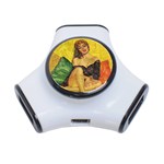 Pin up girl  3-Port USB Hub Front