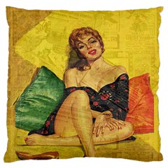 Pin Up Girl  Standard Flano Cushion Case (one Side) by Valentinaart