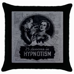 Vintage Hypnotism Throw Pillow Case (Black)