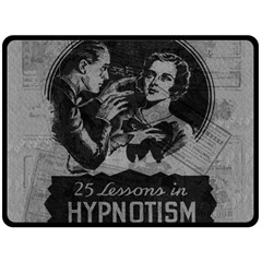 Vintage Hypnotism Fleece Blanket (Large) 