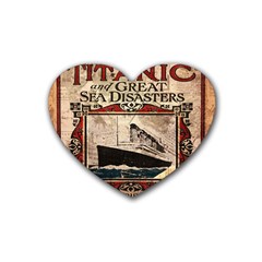 Titanic Rubber Coaster (heart) 