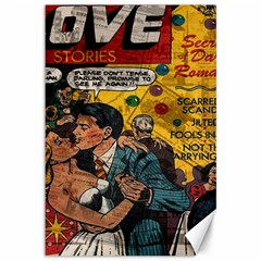 Love Stories Canvas 12  X 18   by Valentinaart