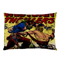 Western Thrillers Pillow Case (two Sides) by Valentinaart