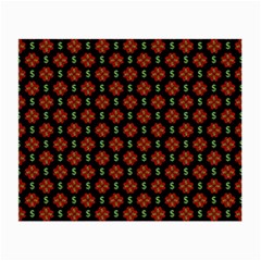 Dollar Sign Graphic Pattern Small Glasses Cloth (2-side) by dflcprints