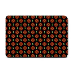 Dollar Sign Graphic Pattern Small Doormat 