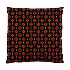 Dollar Sign Graphic Pattern Standard Cushion Case (two Sides) by dflcprints