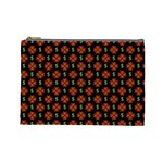 Dollar Sign Graphic Pattern Cosmetic Bag (Large)  Front