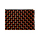 Dollar Sign Graphic Pattern Cosmetic Bag (Large)  Back