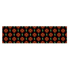 Dollar Sign Graphic Pattern Satin Scarf (oblong) by dflcprints