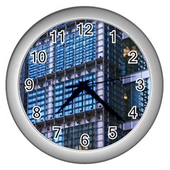 Modern Business Architecture Wall Clocks (silver) 