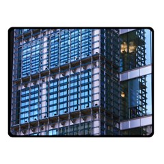 Modern Business Architecture Double Sided Fleece Blanket (small)  by Simbadda