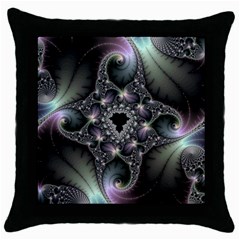 Magic Swirl Throw Pillow Case (Black)