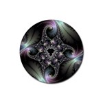 Magic Swirl Rubber Round Coaster (4 pack)  Front