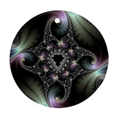 Magic Swirl Round Ornament (Two Sides)