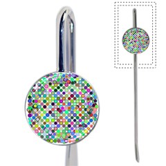 Colorful Dots Balls On White Background Book Mark by Simbadda