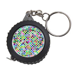 Colorful Dots Balls On White Background Measuring Tapes by Simbadda