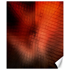 Background Technical Design With Orange Colors And Details Canvas 8  x 10 