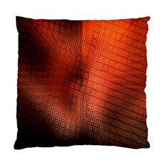 Background Technical Design With Orange Colors And Details Standard Cushion Case (Two Sides)