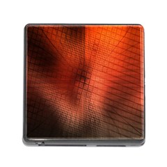 Background Technical Design With Orange Colors And Details Memory Card Reader (Square)