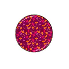 Umbrella Seamless Pattern Pink Lila Hat Clip Ball Marker (10 Pack)