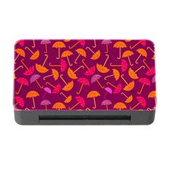 Umbrella Seamless Pattern Pink Lila Memory Card Reader With Cf by Simbadda
