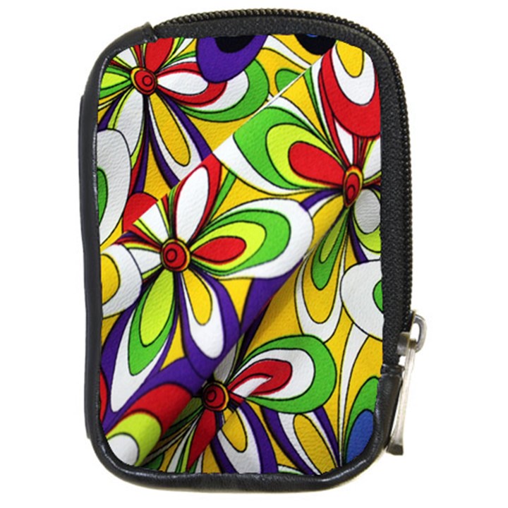 Colorful Textile Background Compact Camera Cases