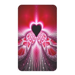 Illuminated Red Hear Red Heart Background With Light Effects Memory Card Reader by Simbadda
