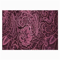 Abstract Purple Background Natural Motive Large Glasses Cloth (2-side) by Simbadda