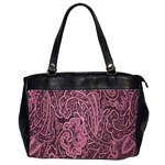 Abstract Purple Background Natural Motive Office Handbags (2 Sides)  Front