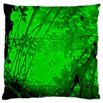 Leaf Outline Abstract Large Flano Cushion Case (Two Sides) Back