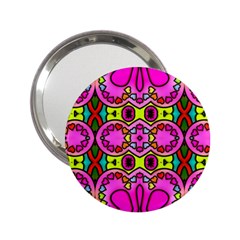 Colourful Abstract Background Design Pattern 2 25  Handbag Mirrors by Simbadda