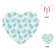 Decorative Floral Paisley Pattern Playing Cards (heart)  by TastefulDesigns