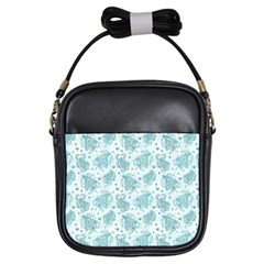 Decorative Floral Paisley Pattern Girls Sling Bags