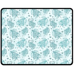 Decorative Floral Paisley Pattern Fleece Blanket (medium) 