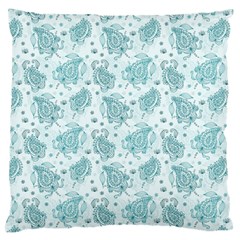 Decorative Floral Paisley Pattern Large Cushion Case (two Sides) by TastefulDesigns