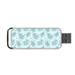 Decorative Floral Paisley Pattern Portable Usb Flash (one Side)