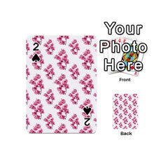 Santa Rita Flowers Pattern Playing Cards 54 (mini)  by dflcprints