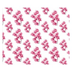 Santa Rita Flowers Pattern Double Sided Flano Blanket (small)  by dflcprints