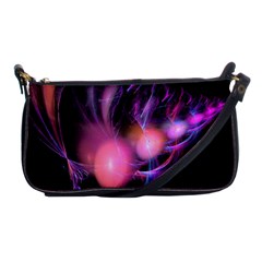 Fractal Image Of Pink Balls Whooshing Into The Distance Shoulder Clutch Bags by Simbadda