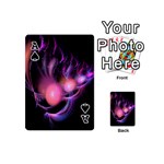 Fractal Image Of Pink Balls Whooshing Into The Distance Playing Cards 54 (Mini)  Front - SpadeA