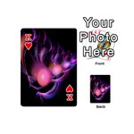 Fractal Image Of Pink Balls Whooshing Into The Distance Playing Cards 54 (Mini)  Front - HeartK