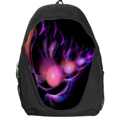 Fractal Image Of Pink Balls Whooshing Into The Distance Backpack Bag by Simbadda