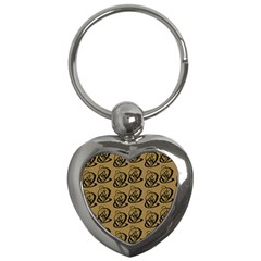 Art Abstract Artistic Seamless Background Key Chains (heart)  by Simbadda